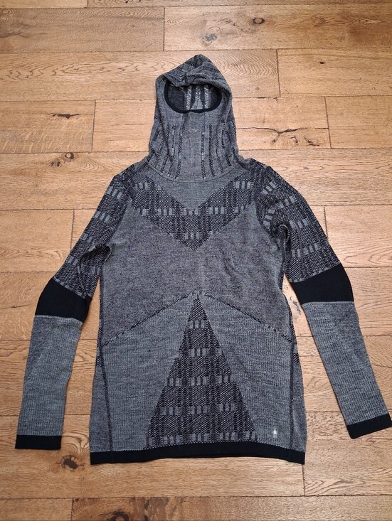 Smartwool Tops - Smartwool Intraknit 250 Thermal Max Merino Base Layer Cowel Hoodie Women's Large